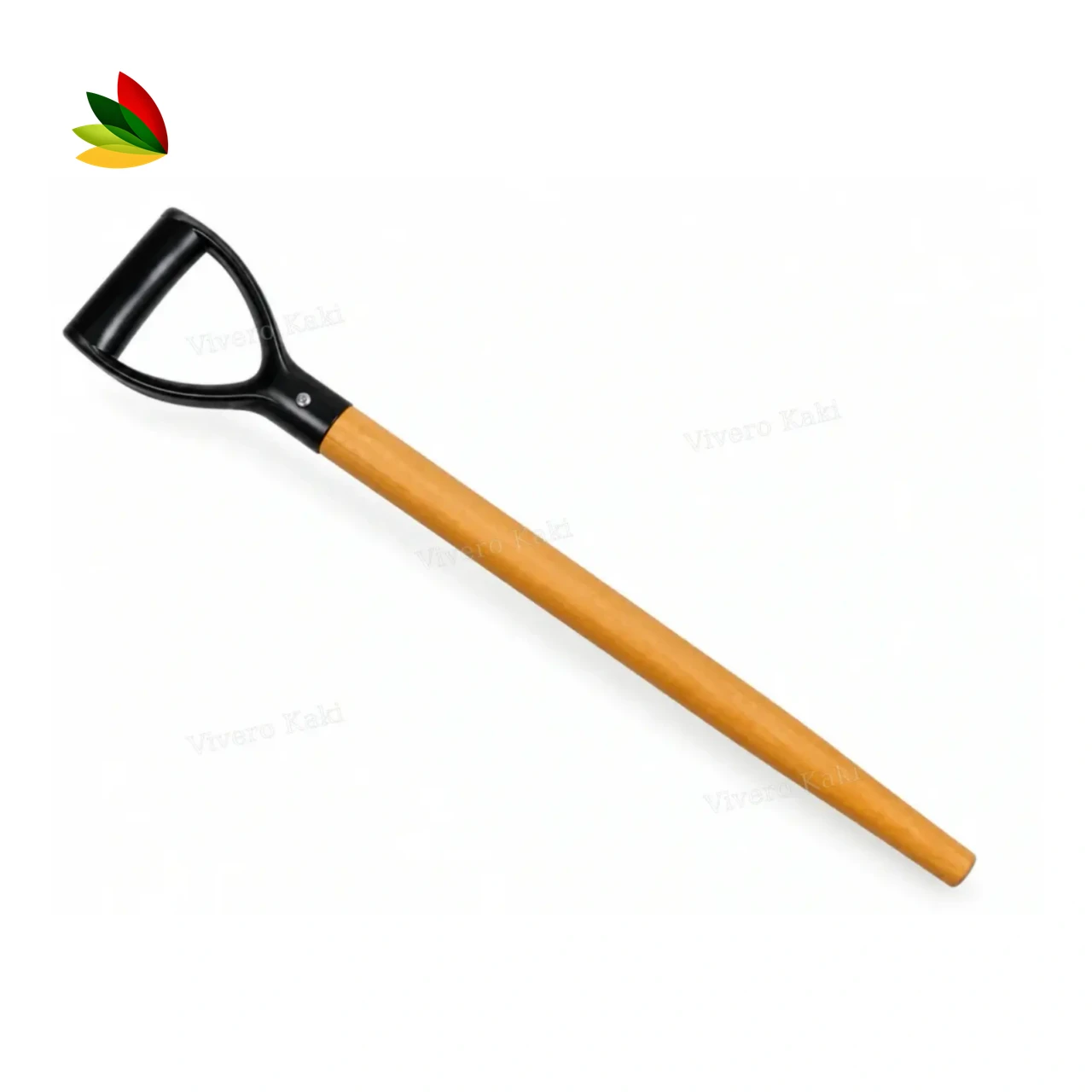Cabo para pala mango plastico,madera y metal de 71 cm