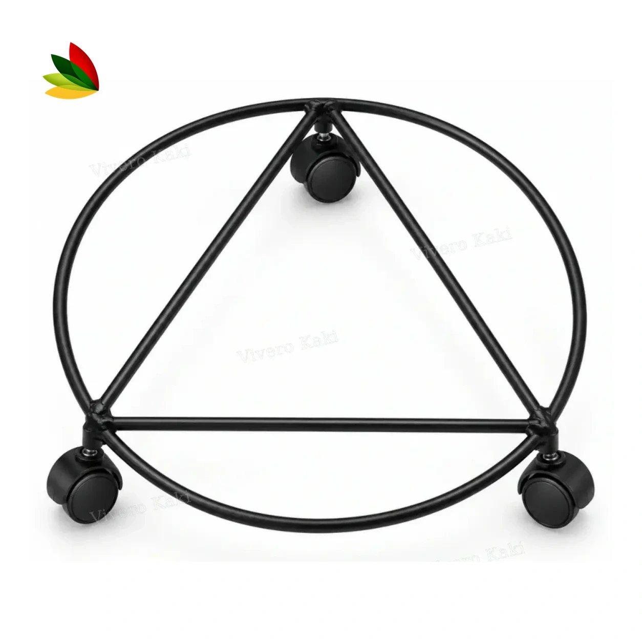 Carro con aro y 3 ruedas · 22 cm