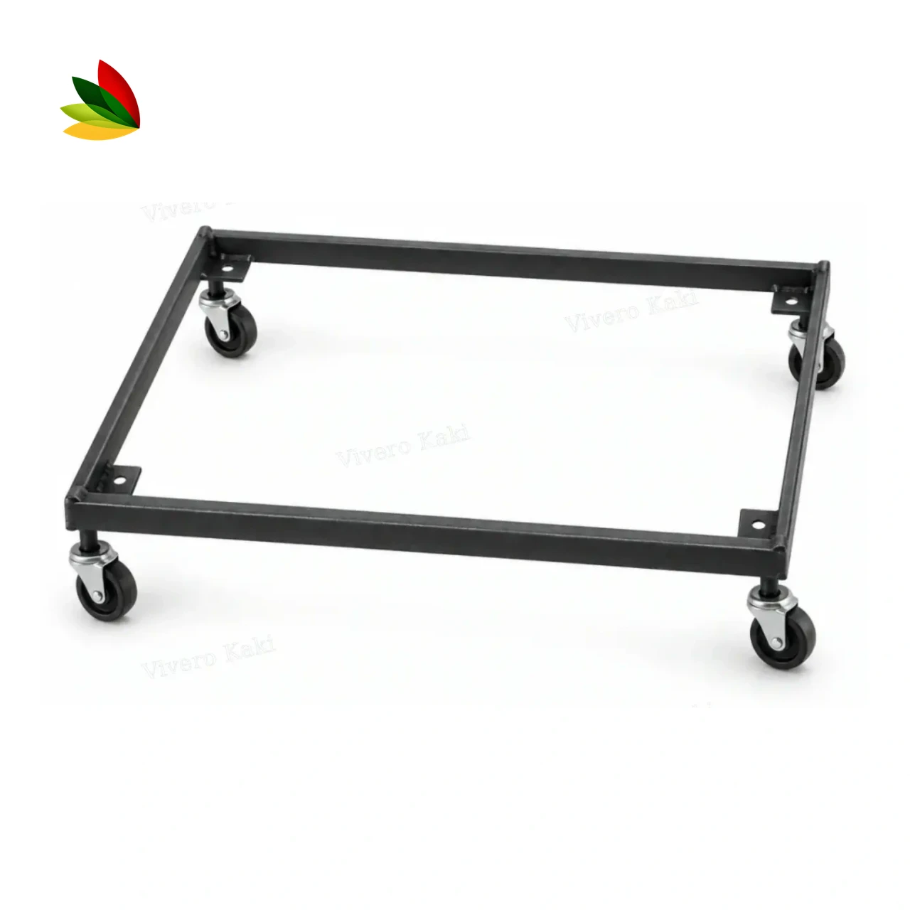 Carro rectangular para macetas · 50 × 20 cm