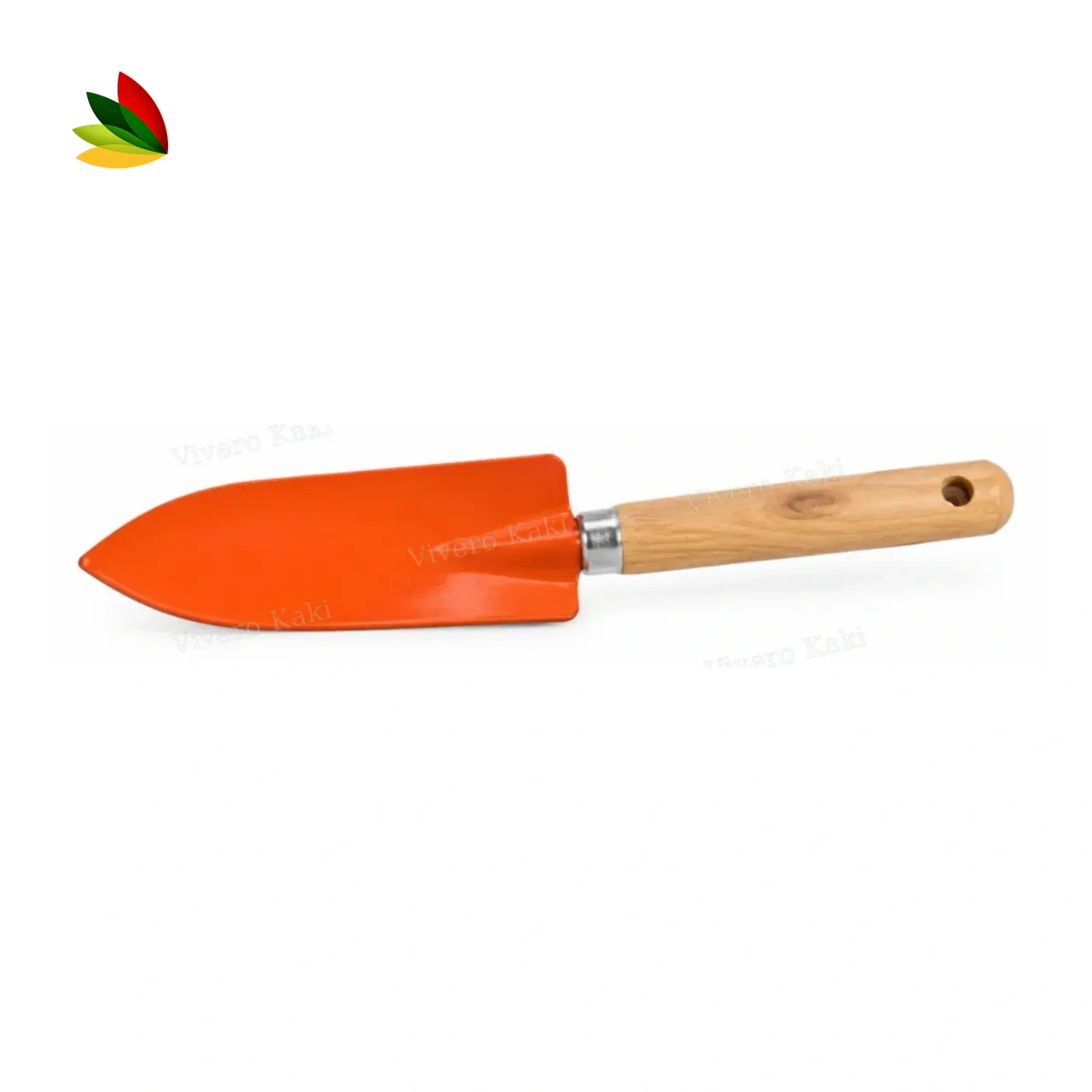 Palita angosta p/ jardín mango madera 14 cm.