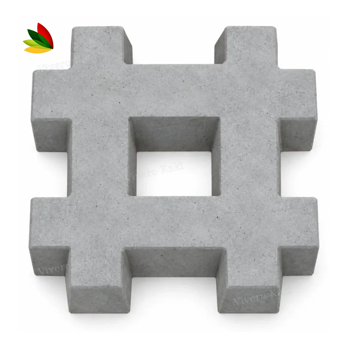 Bloque para césped cuadrado 33 × 33